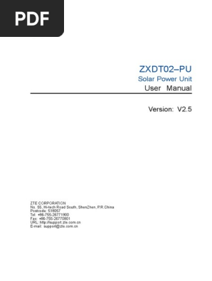 SJ-20140825101256-001-ZXDT02-PU (V2.5) Solar Power Unit User