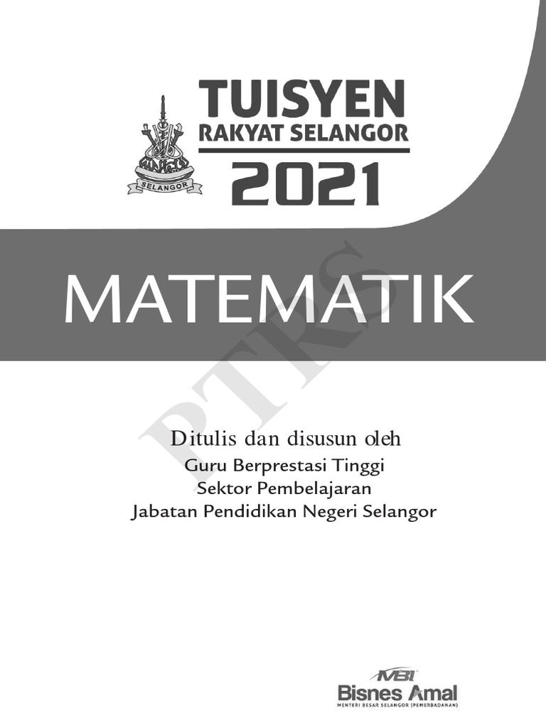 f4 Modul Tuisyen Selangor Matematik With Answers | PDF | Argument ...