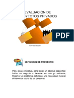 Evaluación de Proyectos Privados