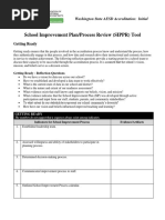 School Improvement Plan/Process Review (SIPPR) Tool: Getting Ready