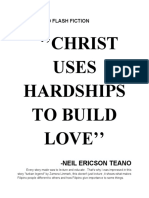 'Christ: Uses Hardships To Build LOVE''