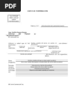 Carta de Terminacion de Practicas Profesionales
