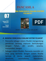 Pancasila: Makna Pancasila Dalam System Filsafat