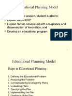 K3 Educational Planning Model