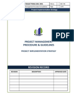 05 - SOP - PROJECT IMPLEMENTATION STRATEGY - Draft