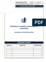 Procedure & Project Management Guidelines: Revision Record