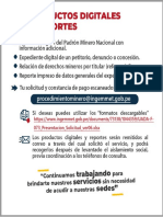 Flyer Productos Digitales Reportes