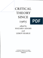 Adams, Hazard - Critical Theory Since 1965