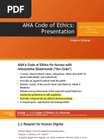 ANA Code of Ethics: Presentation: Viktoriia Kafando