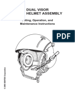 Dual Visor SPH-5 Helmet Assembly: Fitting, Operation, and Maintenance Instructions