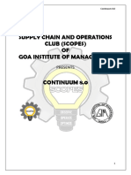 Supply Chain and Operations Club (Scopes) OF Goa Institute of Management