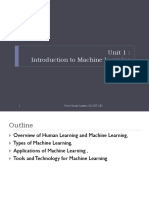 Unit 1 Introduction To ML