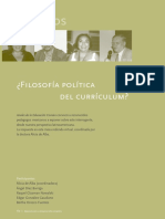 Filosofía Política Del Curriculum