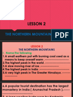 Lesson 2 The Northern Mountains HL