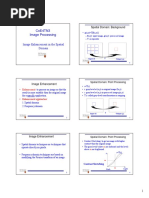 Coe4Tn3 Image Processing: Image Enhancement in The Spatial Image Enhancement in The Spatial Domain