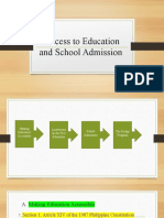 Access to Education and School Admission