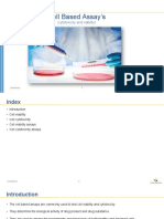 Cell Based Assay's: (Cytotoxicity and Viability)