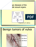Benign Diseases of The Female Sexual Organs.: Prepared by N. Bahniy