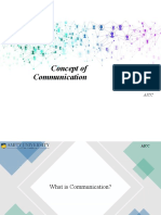 Concept of Communication