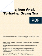 Kewajiban Anak THD Orangtua