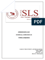 4995 - Internal II - Administrative Law