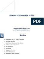 Chapter 3: Introduction To SQL: Database System Concepts, 7 Ed