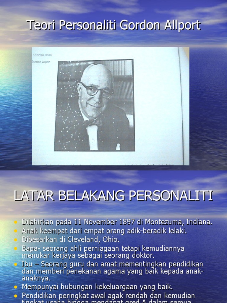 Powerpoint Gordon Allport | PDF