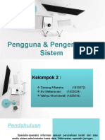 Pengguna & Pengembang Sistem SIB