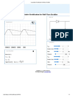 Capacitative Rectification-Half Wave Rectifier