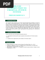 CRLJ 121 PRELIM MODULE 1