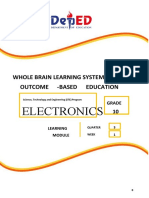 Electronics: Whole Brain Learning System Outcome - Based Education
