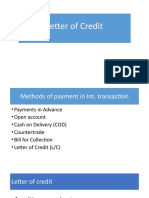 Letter of Credit