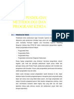 Pendekatan Dan Metodologi Program Kerja