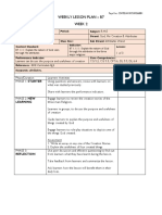 Weekly Lesson Plan - B7 Week 2