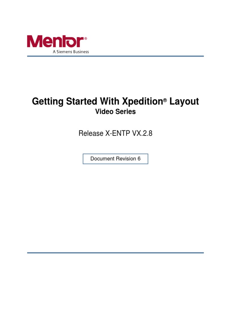 Getting Started With Xpedition Layout: Video Series | PDF | World Wide ...