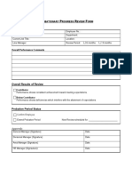 Confirmation of Probation Performance: Evaluation / Comments | PDF ...