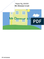 Mr. Dinosaur Is Lost: Peppa Pig - S01E02