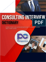 Consulting Interview Dictionary