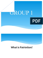 GROUP 1 Patriotism FINAL