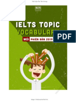 Ielts Topic Vocabulary 2019