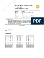 Answer Sheet Grade IX English Mid Test 5th Semester