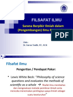 Filsafat Ilmu (Filsafat Sebagai Sarana Berpikir Ilmiah) 2020 - S202