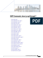 Cisco IOS OSPF Commands Reference for show through T