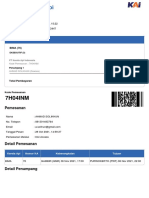 Payment-Detail-Perjalanan Dari Bali KAI