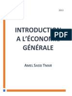 Introduction À L'économie Générale Contemporaine