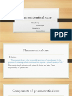 Pharmaceutical Care Ppt[527]