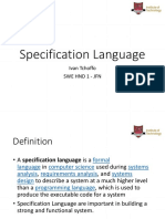 Specification Language