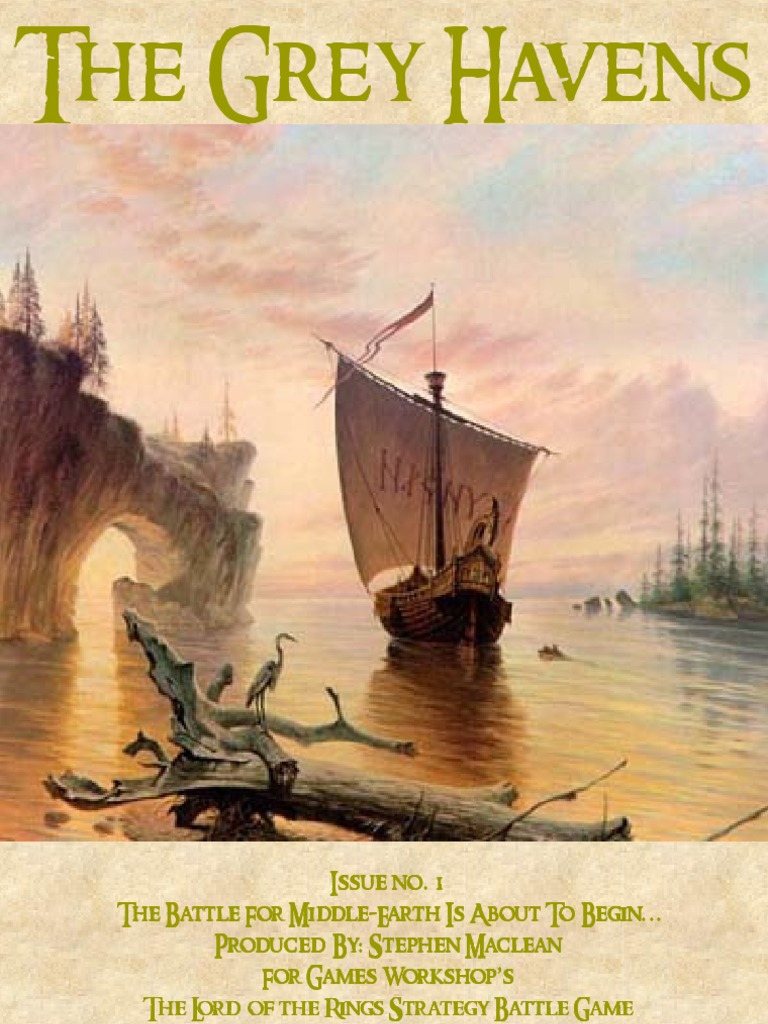 Grey Havens Middle Earth J. R. R. Tolkien