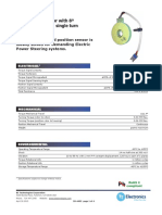 LH3 Steering Sensor With 8º Torque Output and Single Turn Position Output