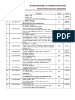 Listing Standard International RND - 3